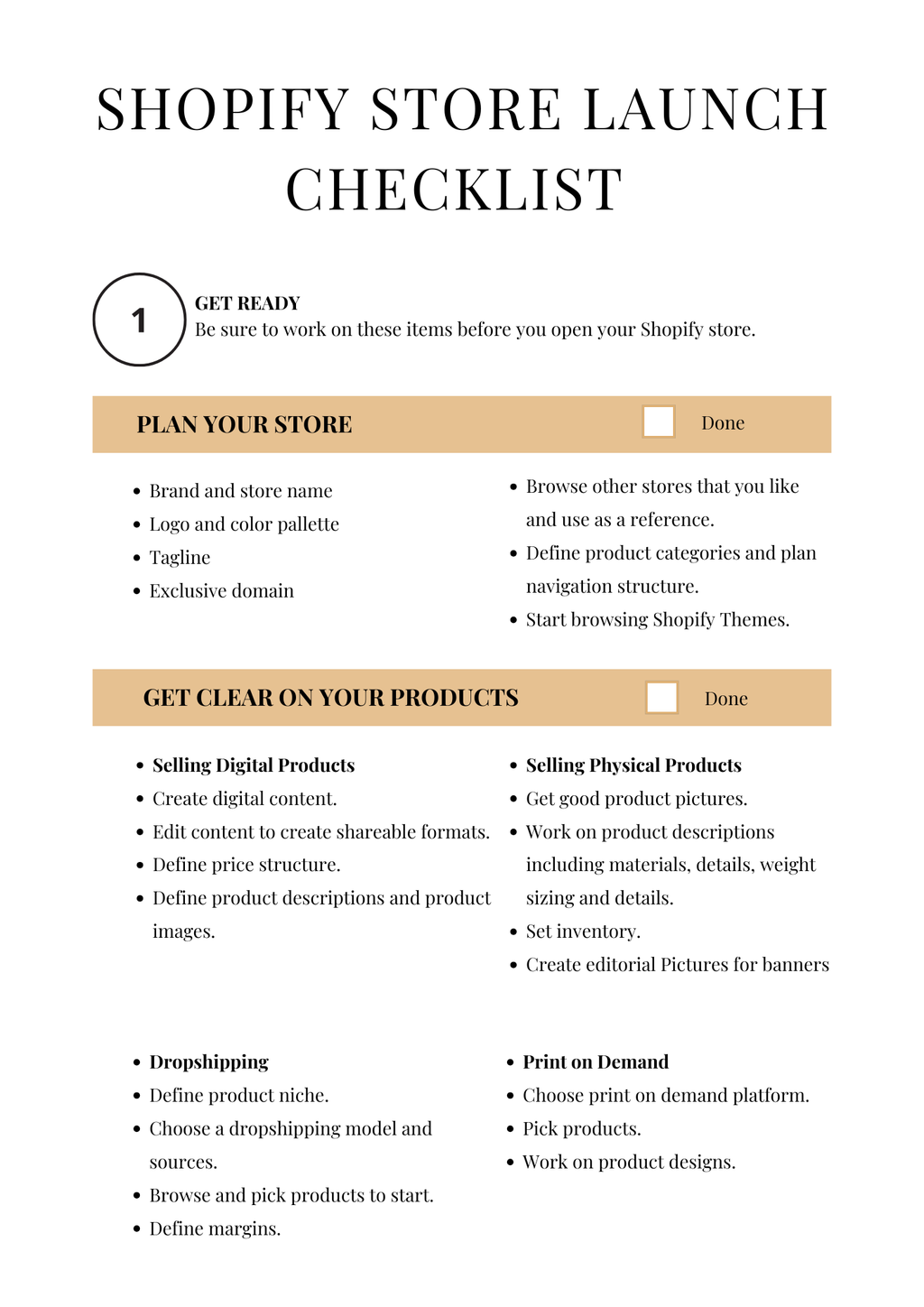 Shopify Store Set-Up Guide: Launch Your Digital Product Store in a Day