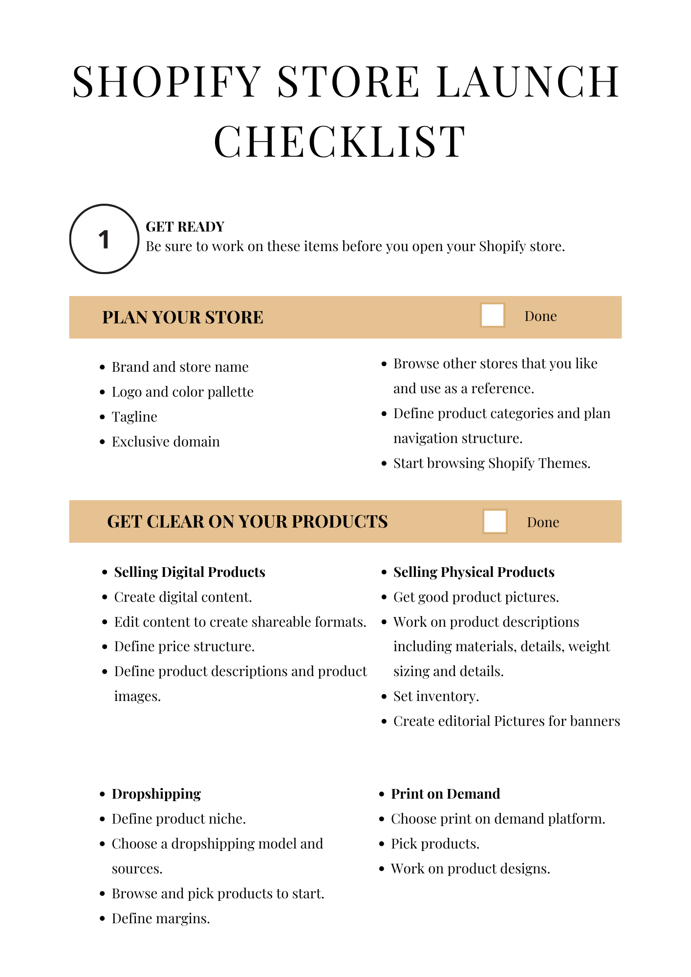 Shopify Store Set-Up Guide: Launch Your Digital Product Store in a Day