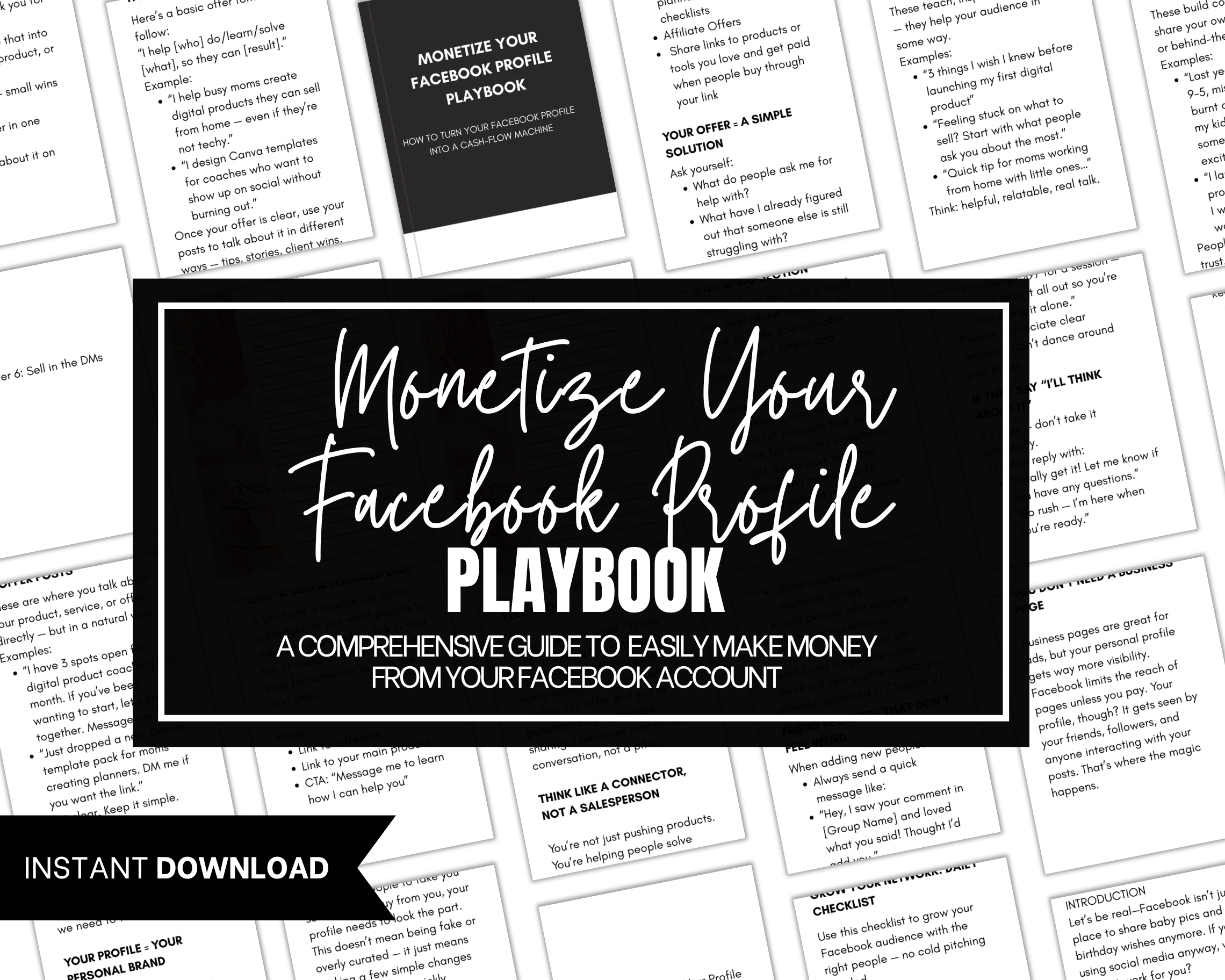 Monetize Your Facebook Profile Playbook: Turn Your Posts into Profit