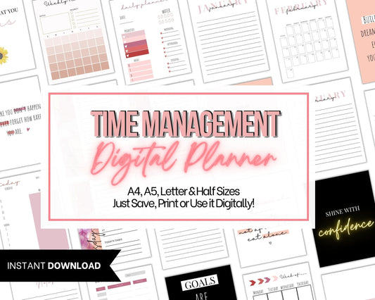 Time Management Digital Planner