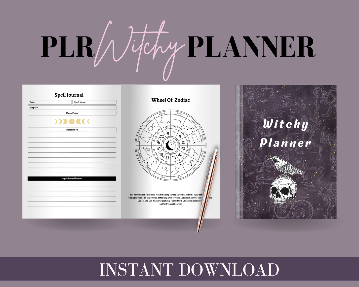 PLR Witchy/Spiritual Planner